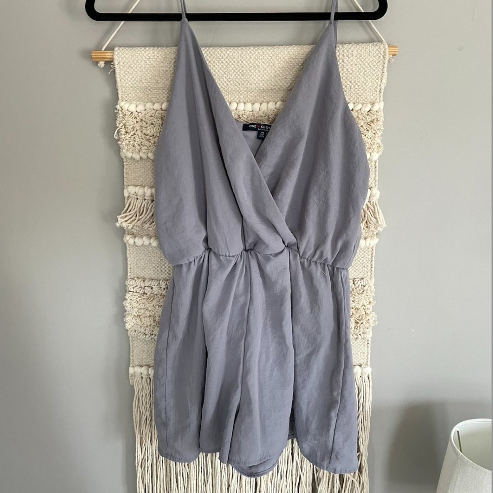 Size M One Clothing Periwinkle Romper